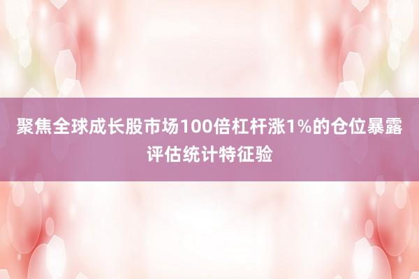 聚焦全球成长股市场100倍杠杆涨1%的仓位暴露评估统计特征验
