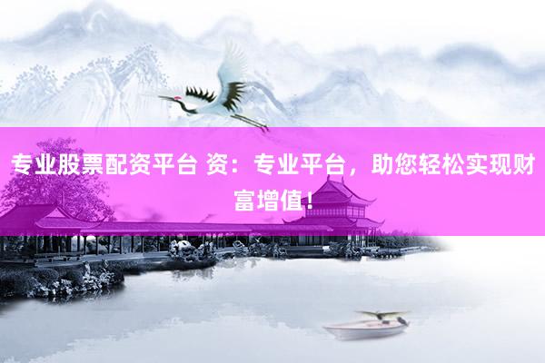 专业股票配资平台 资：专业平台，助您轻松实现财富增值！